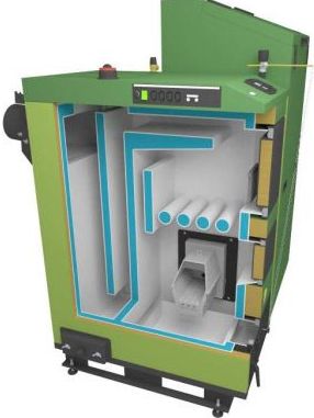 Твердотопливный котел SAS MULTI FLAME 17